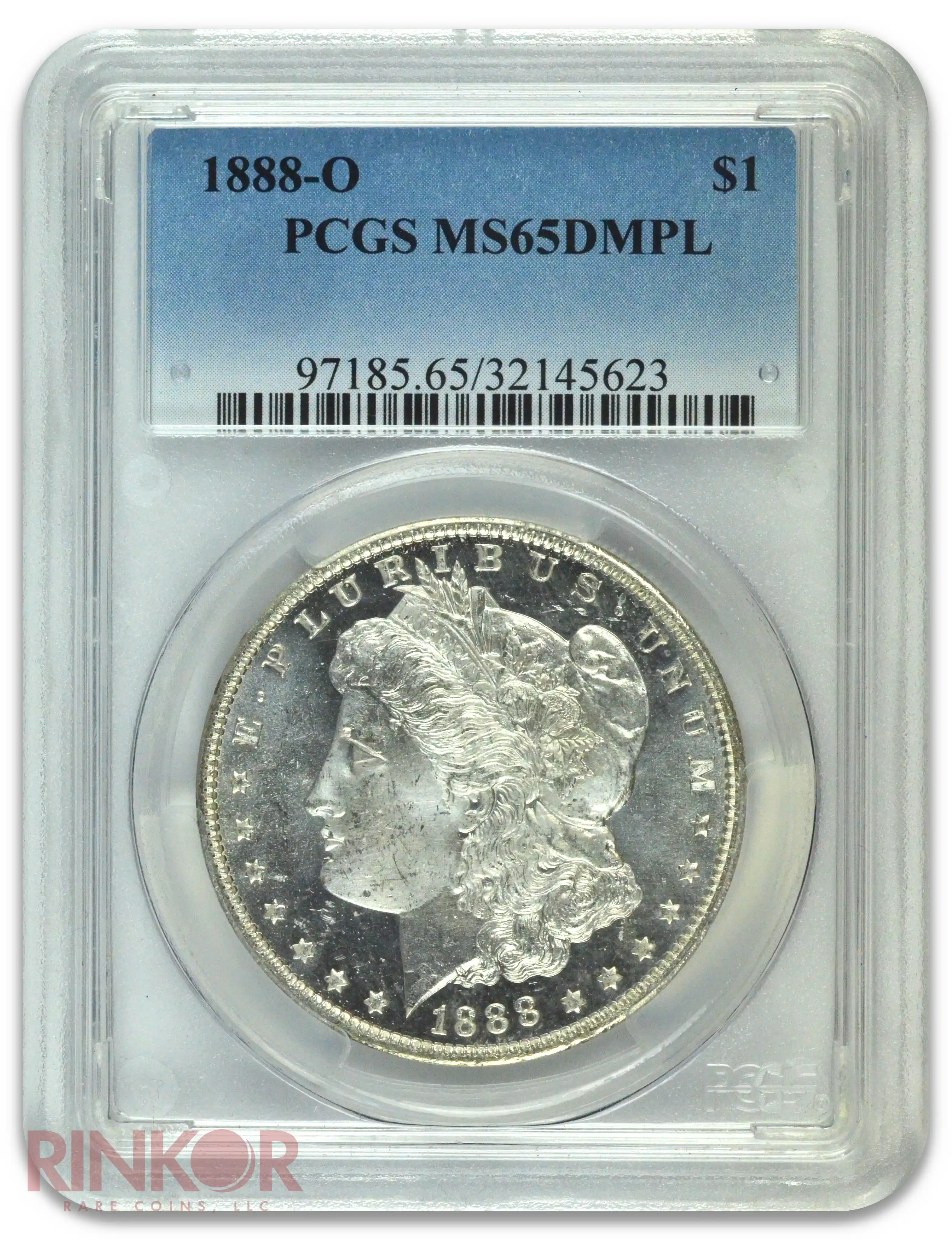 1888-O $1 Morgan Dollar PCGS MS 65 DMPL