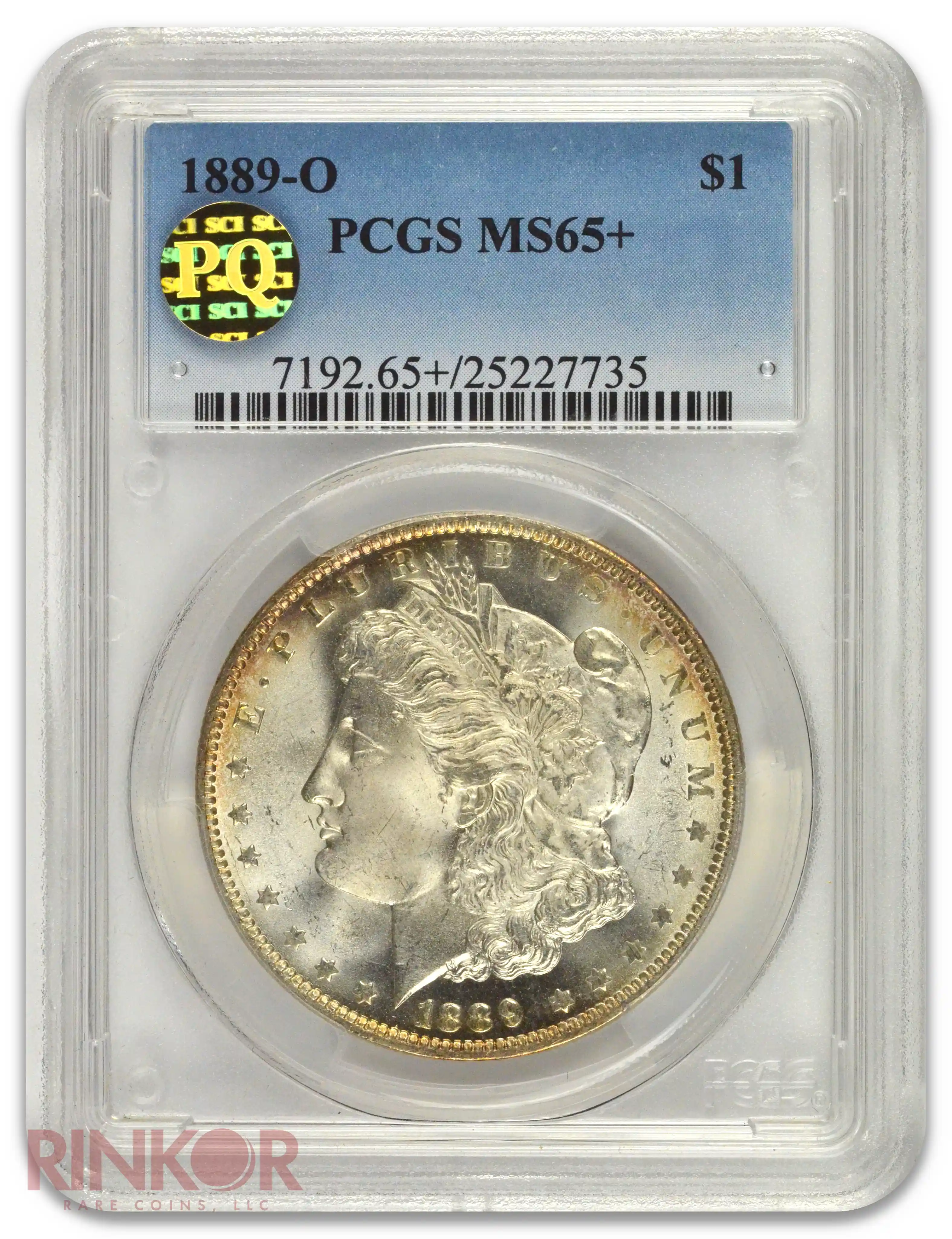 1889-O $1 Morgan Dollar PCGS MS 65+