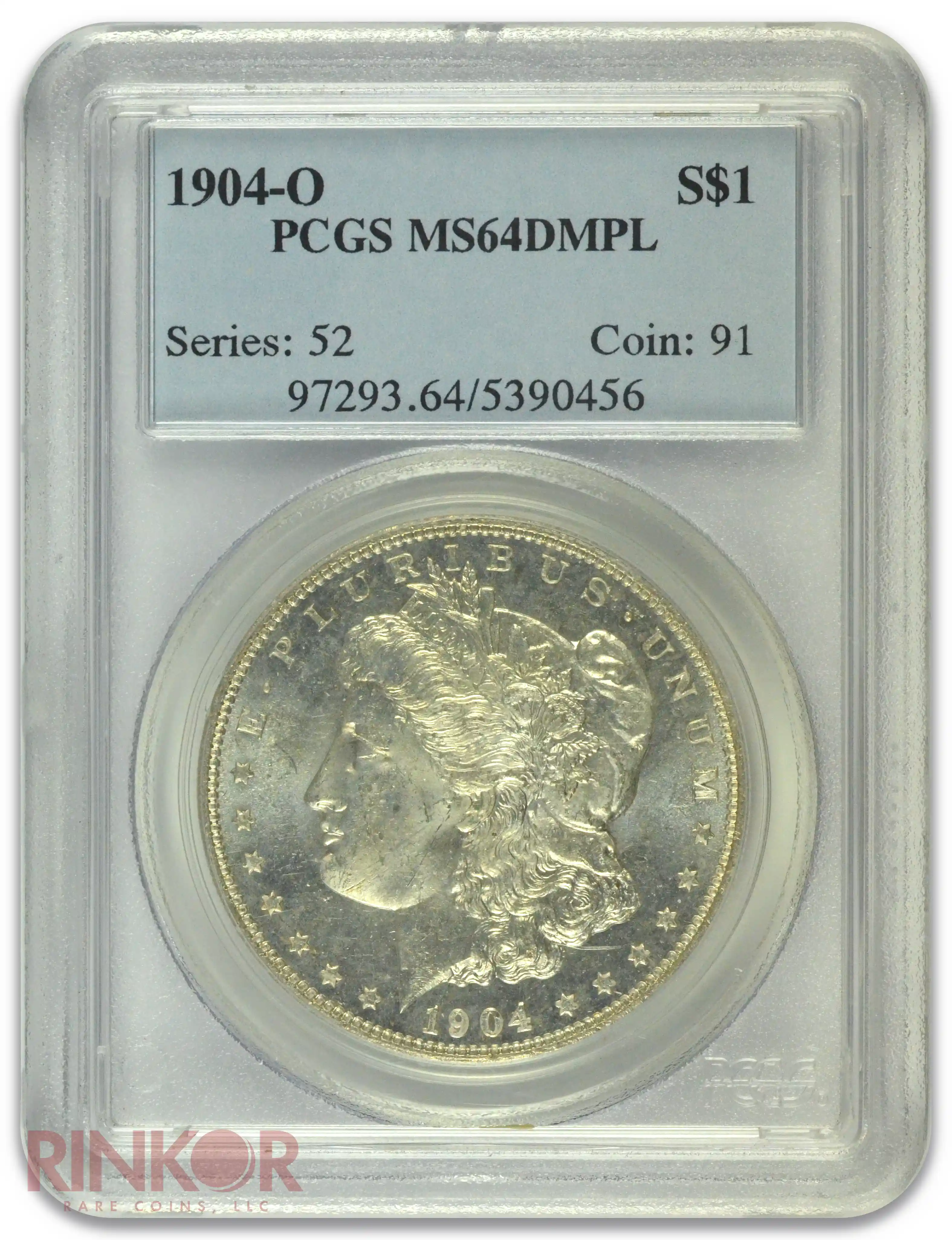 1904-O $1 Morgan Dollar PCGS MS 64 DMPL
