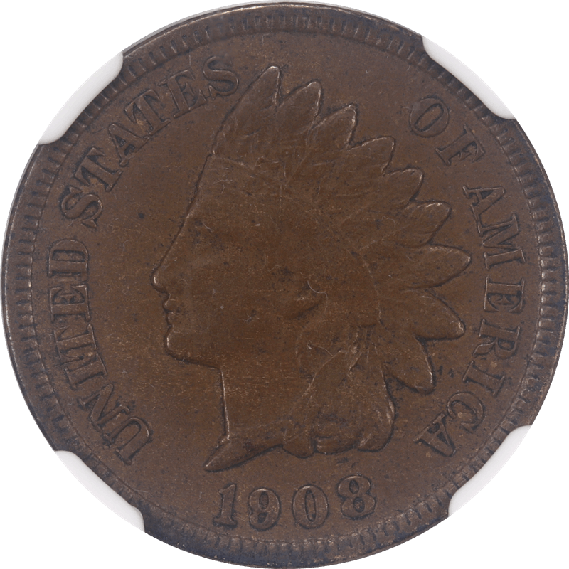 1908-S Indian Cent 1c NGC XF 45 