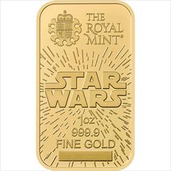 2024 1 OZ GOLD BAR STAR WARS LIGHT SIDE 