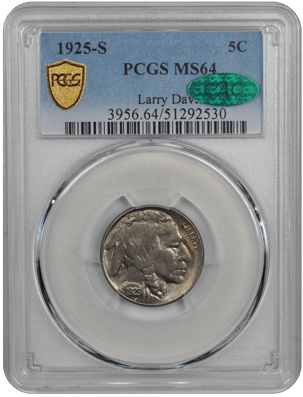 1925-S Buffalo PCGS MS 64