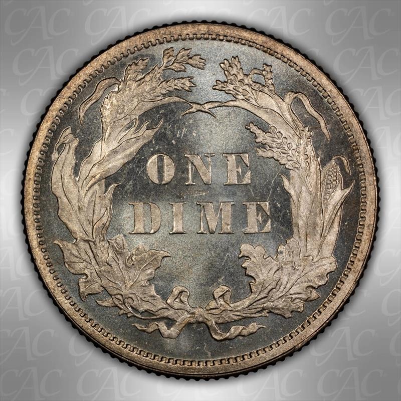 1879 10c CACG MS 66+