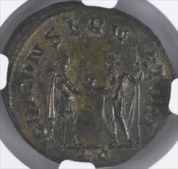 Roman Empire Aurelian AD 270-275 Double Denarius NGC Ch AU 