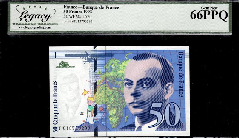 FRANCE BANQUE DE FRANCE 50 FRANCS 1993 GEM NEW 66PPQ 