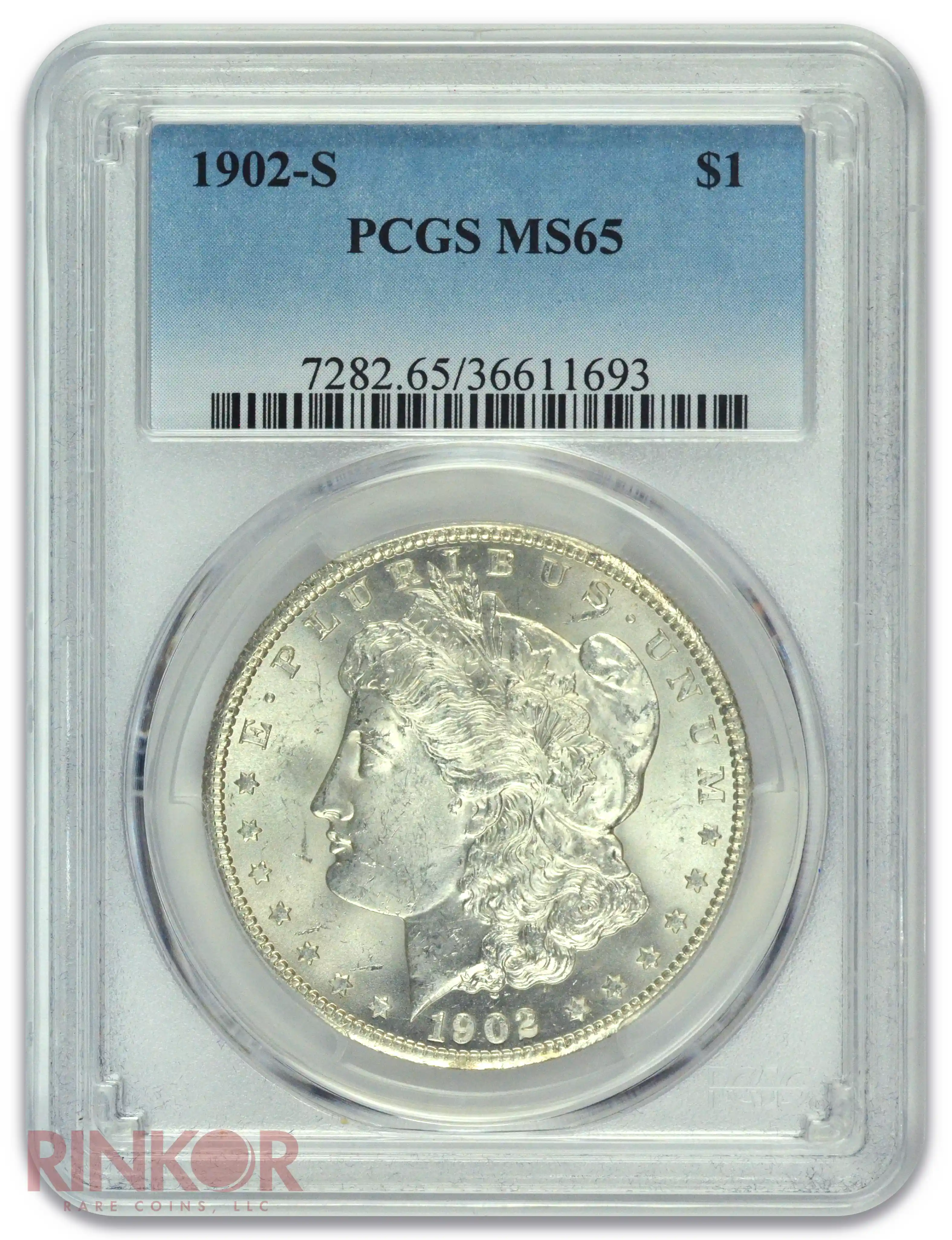 1902-S $1 Morgan Dollar PCGS MS 65