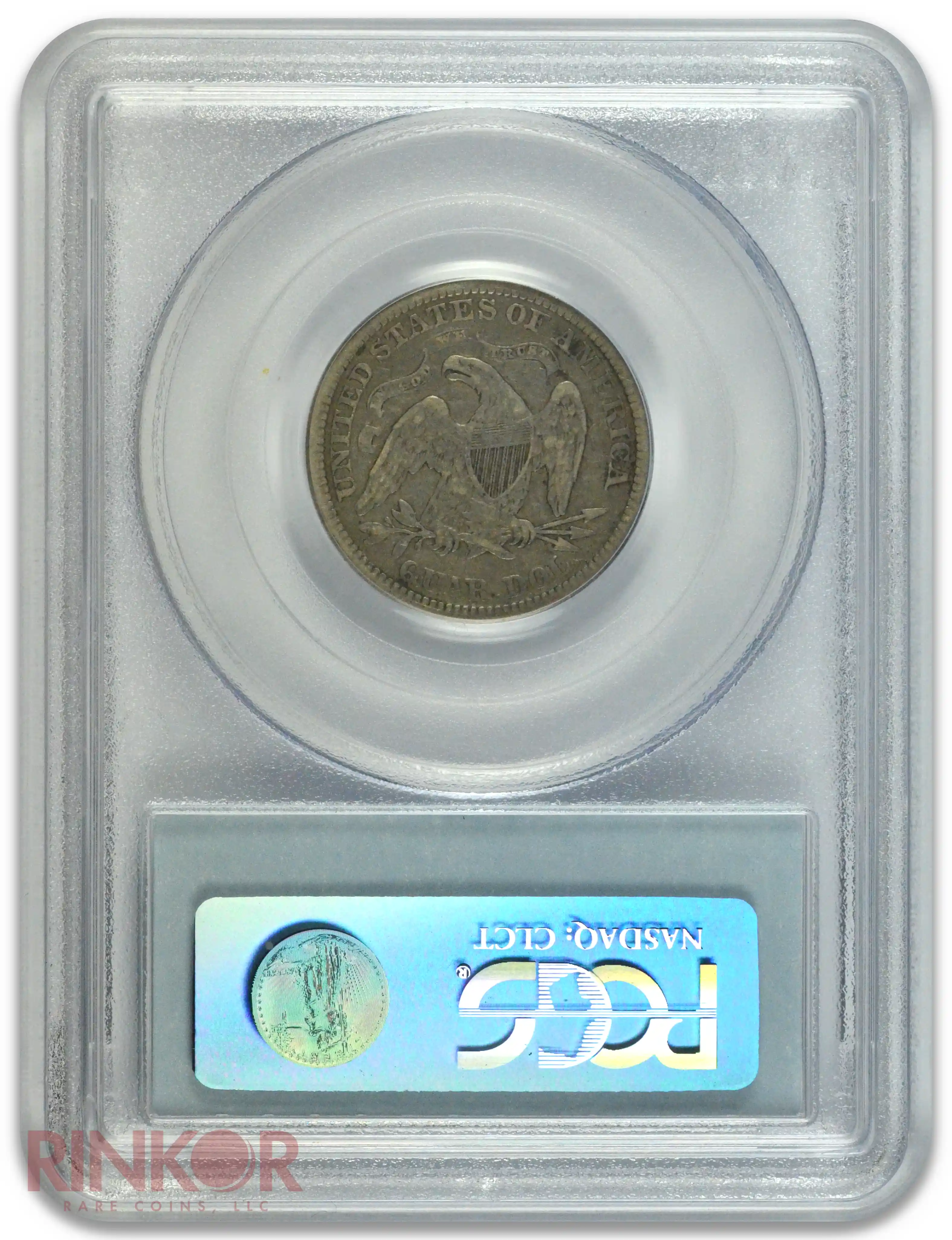 1873 Seated Liberty Quarter PCGS VF-20