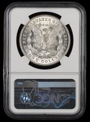 1921 D $1 NGC MS63 Morgan to Peace Dollar 100th Anniversary Label MS63