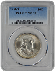 1951-S Franklin PCGS (99) FBL 66