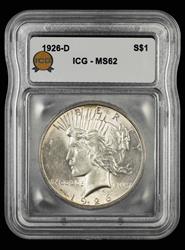 1926 D $1 ICG MS 62