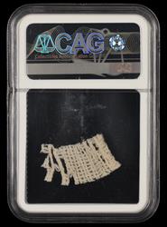 Abraham Lincoln Swatch of Curtain from Fords Theatre CAG Certified 