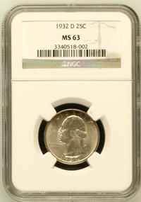 1932-D Washington NGC MS63