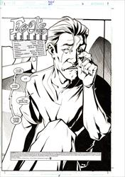 Robin #85 Page 2 Artist:  Pete Woods (Penciller) ,  Jesse Delperdang (Penciller) Media Type: Pen and Ink Art Type: Interior Page 