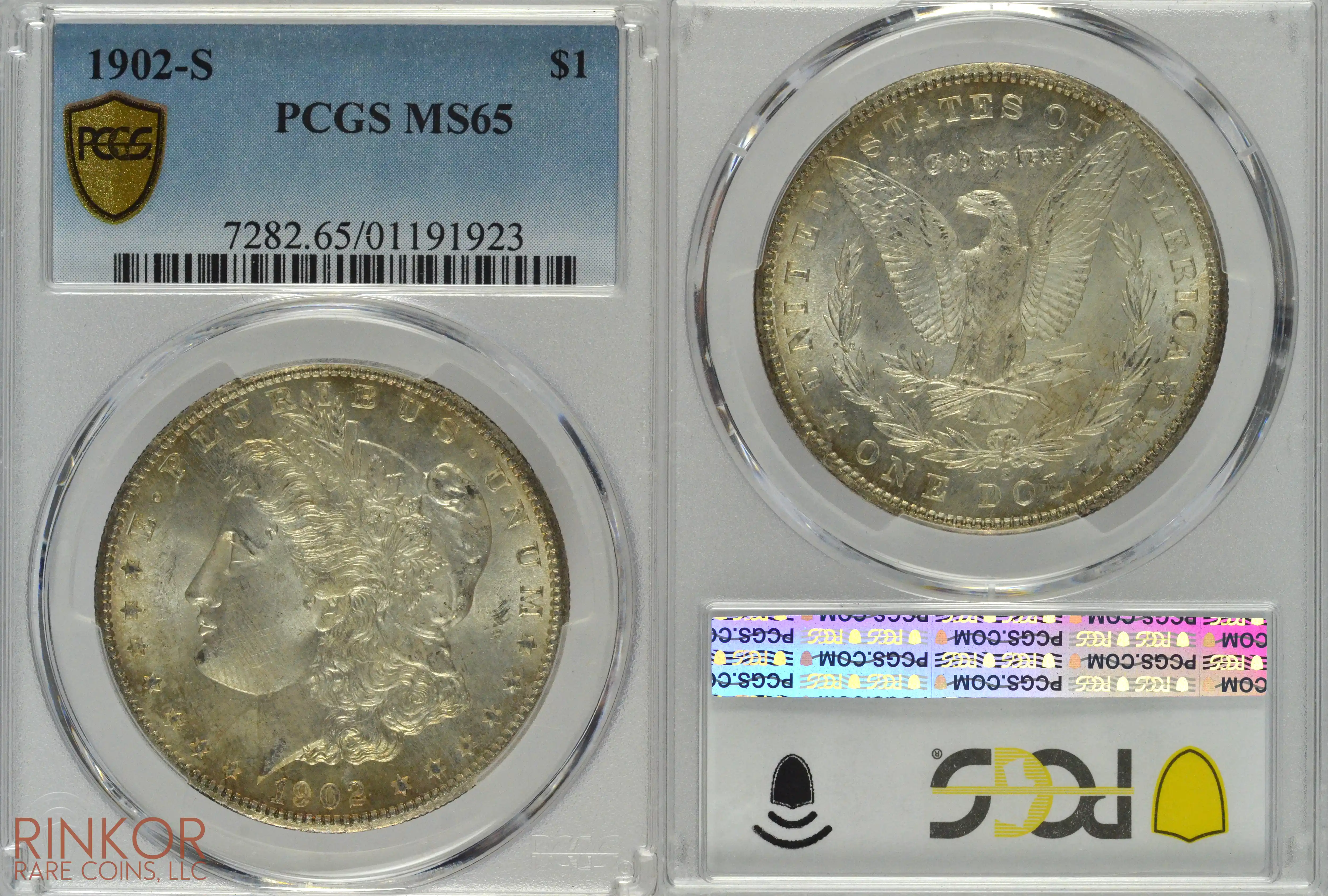1902-S $1 PCGS MS 65 