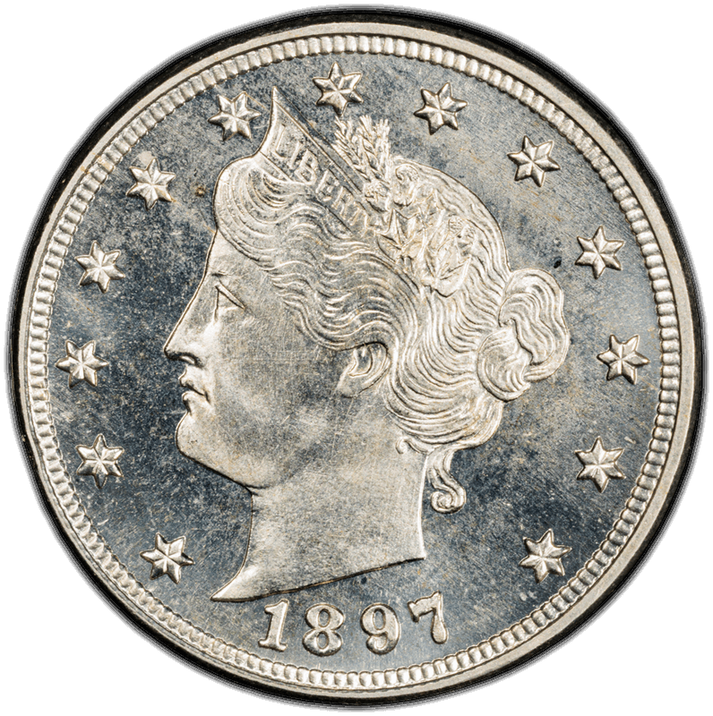 1897 5C PCGS PR 66 CAC