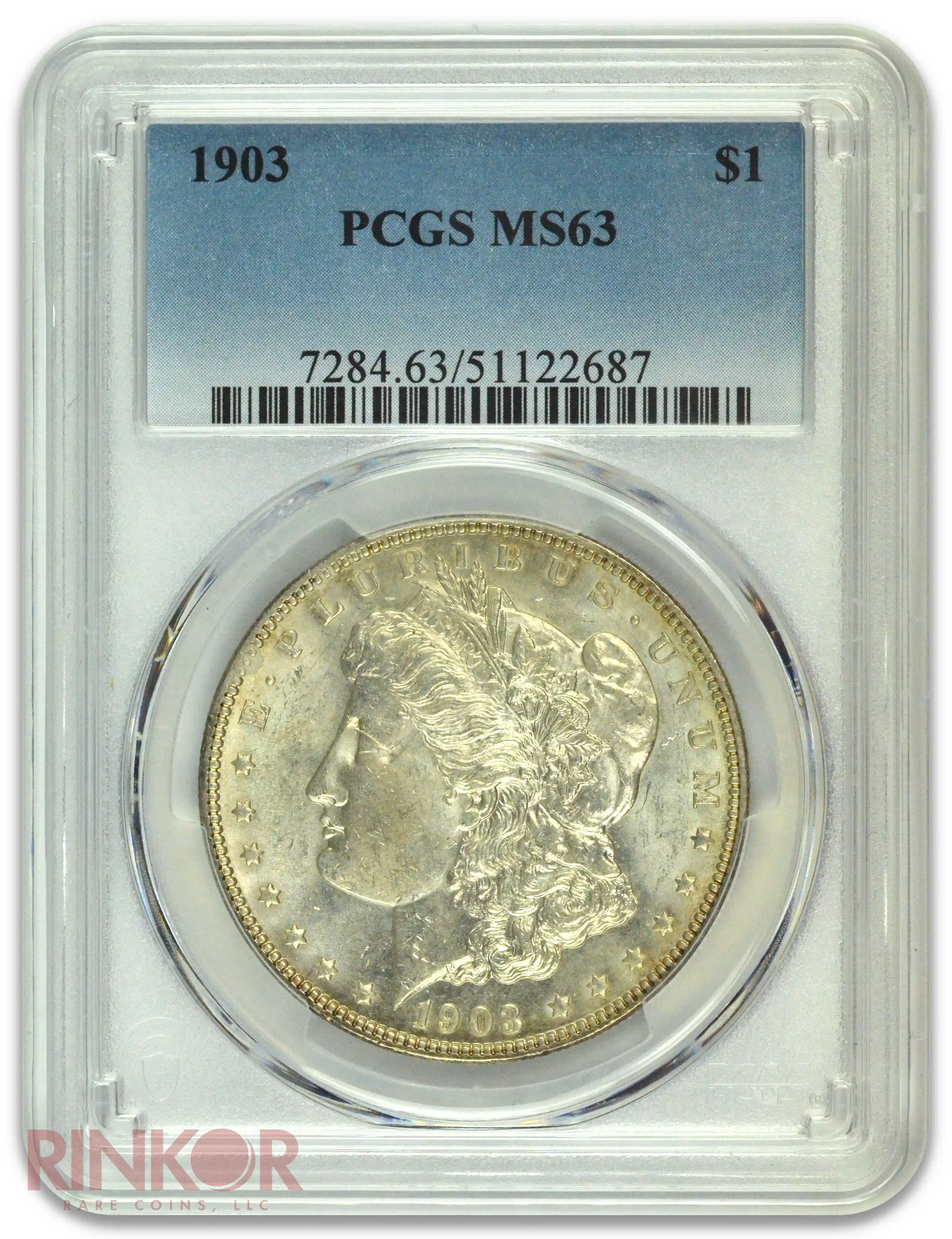 1903 $1 Morgan Dollar PCGS MS 63