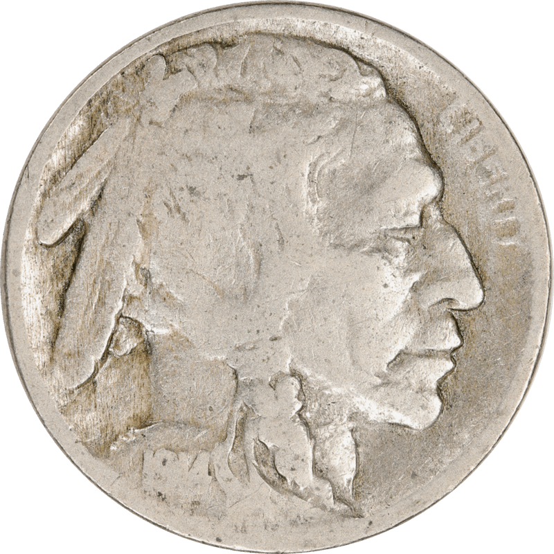 1914 Buffalo Nickel 5c,  Circulated, Good