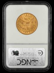 1903 O $10 Gold NGC AU58