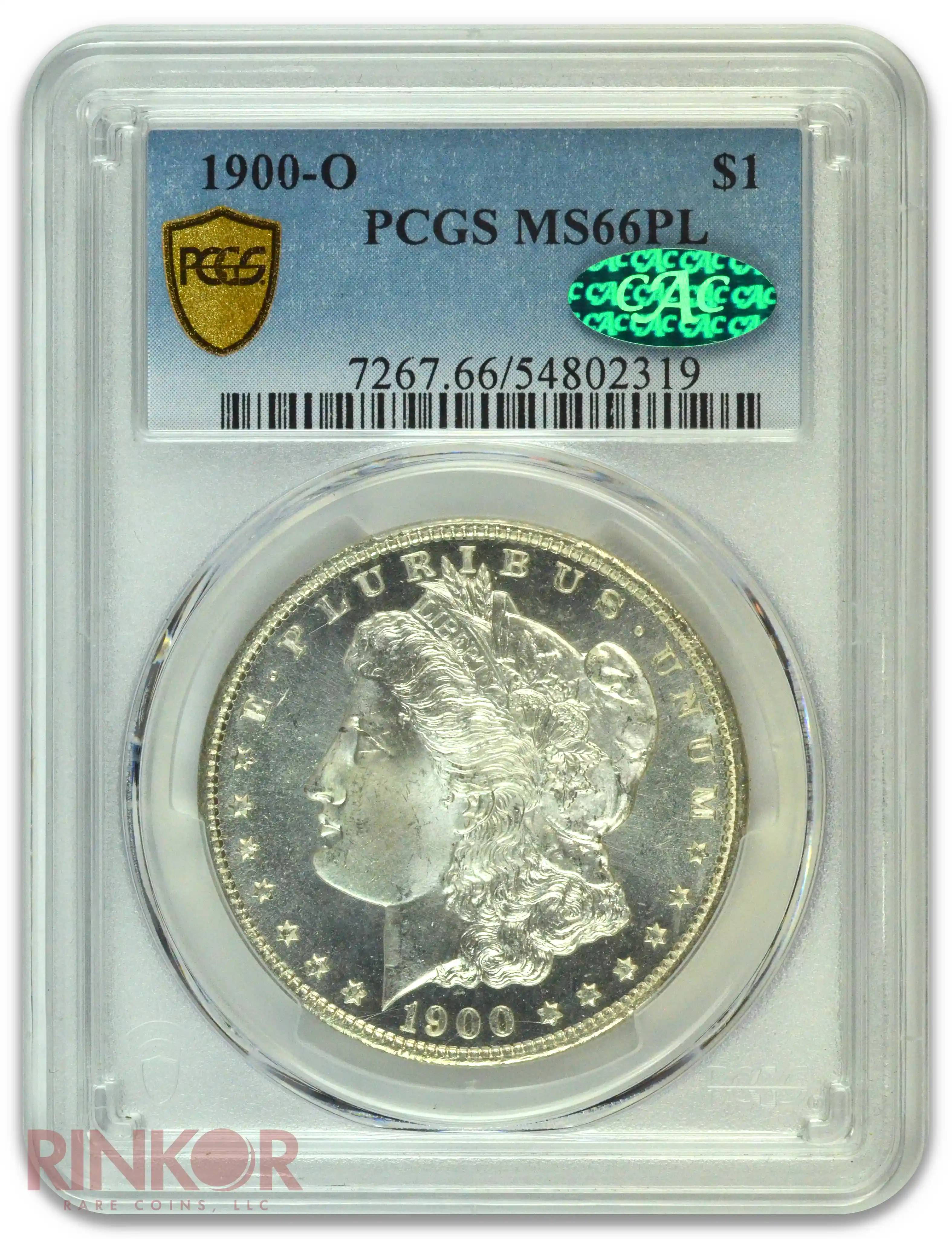 1900-O $1 Morgan Dollar PCGS MS 66 PL CAC