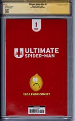 Ultimate Spider-Man #1 CGC Signature Series 9.8 (Marvel, 2024) Signed by Inhyuk Lee (Third Printing/Sad Lemon Edition 
