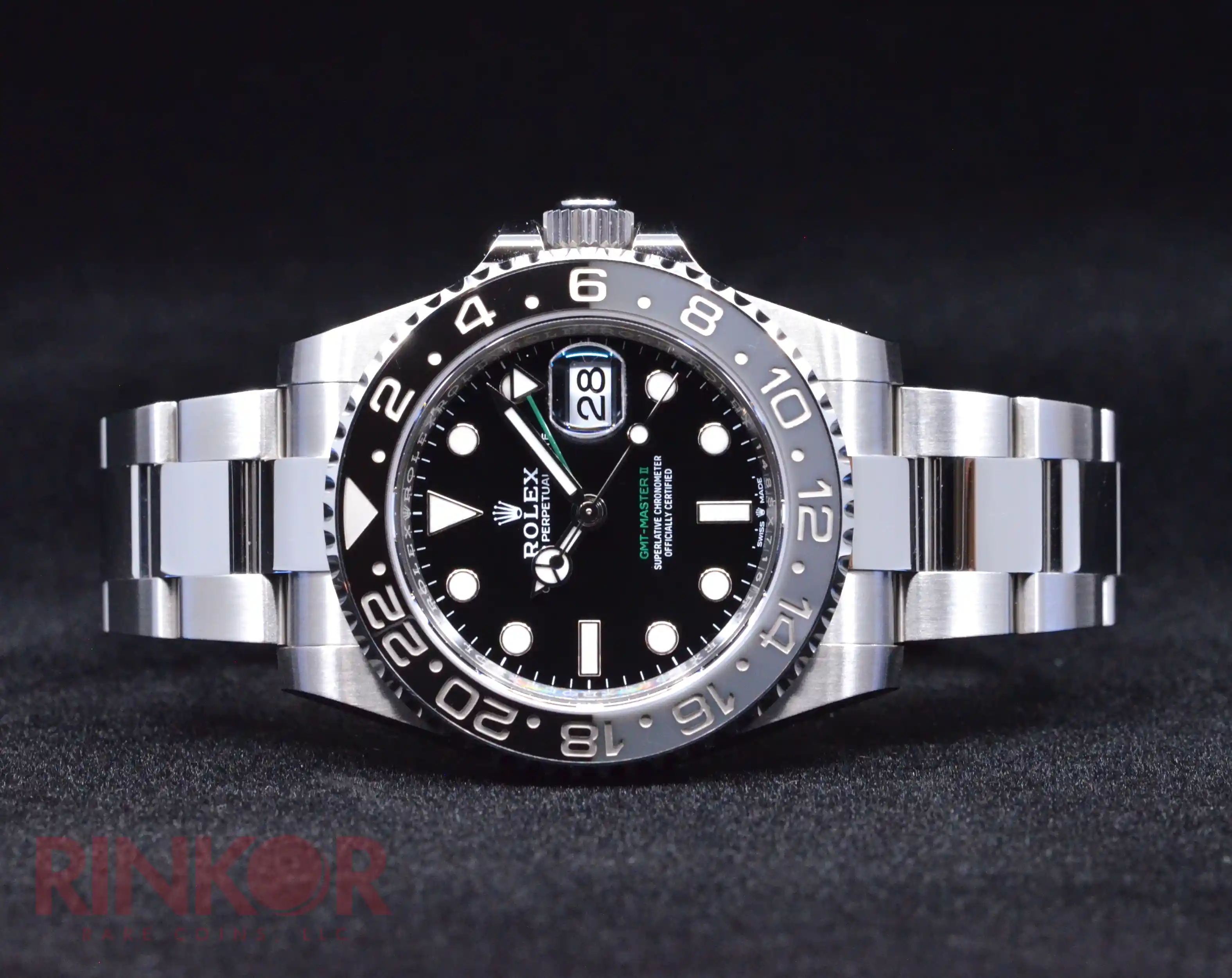 2025 Rolex Two-Tone GMT II Bruce Wayne 126710GRNR Complete Box and Card