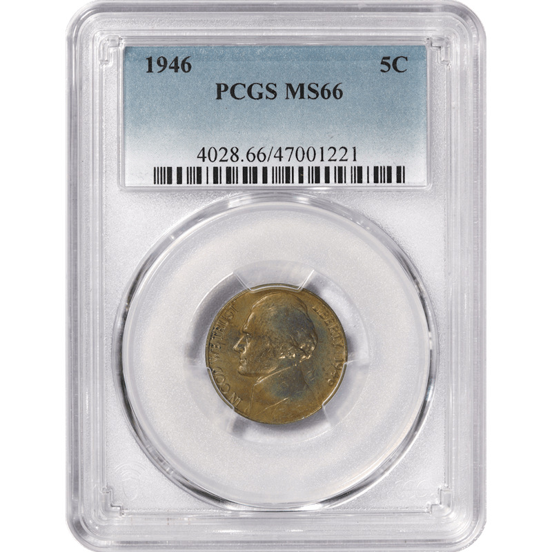 1946 Jefferson Nickel 5c PCGS - U.S. Coins and Jewelry