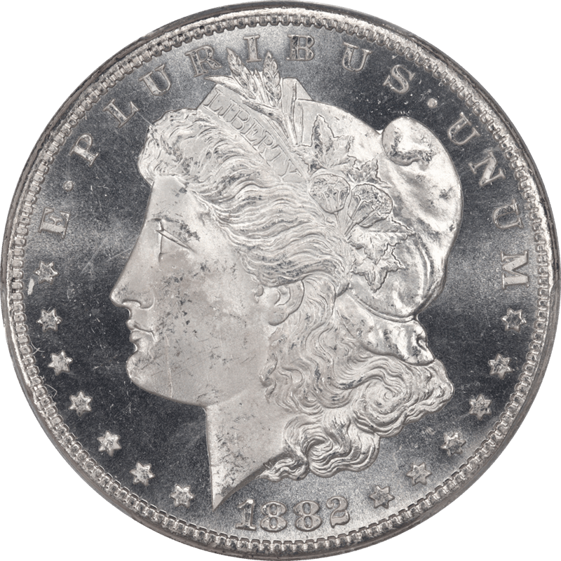 1882-CC Morgan Silver Dollar $1 PCGS MS66PL CAC