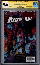Batman #619 CGC Signature Series 9.6 (D.C., 2003) Signed by Jim Lee, Alex Sinclair, & Scott Williams 