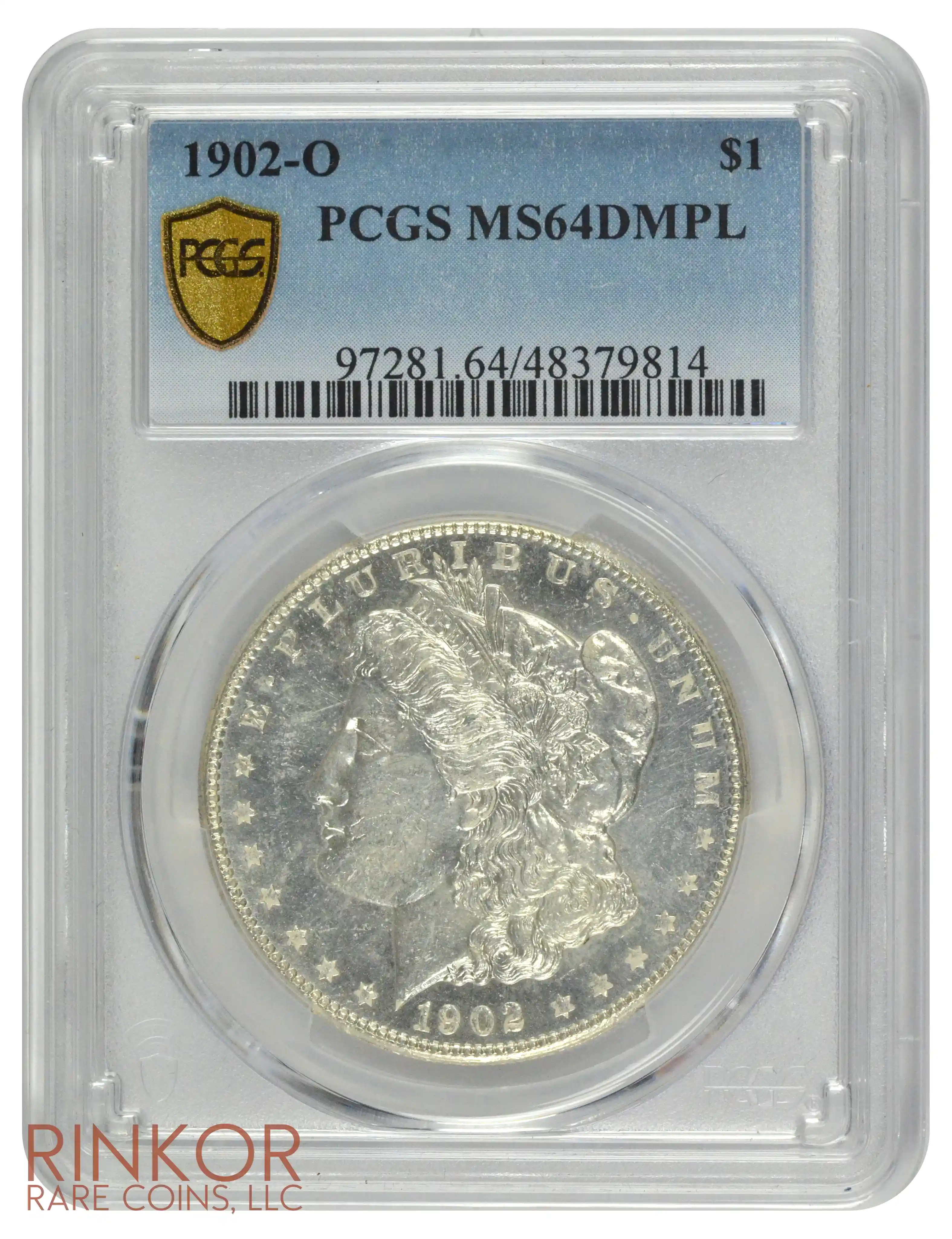 1902-O $1 PCGS MS 64 DMPL 