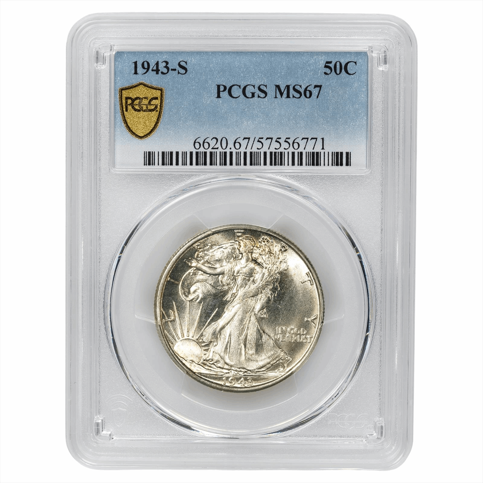 1943年　S セントコイン　PCGS MS66 1943-S Lincoln Steel Cent NGC/PCGS MS66 | GovMint.com