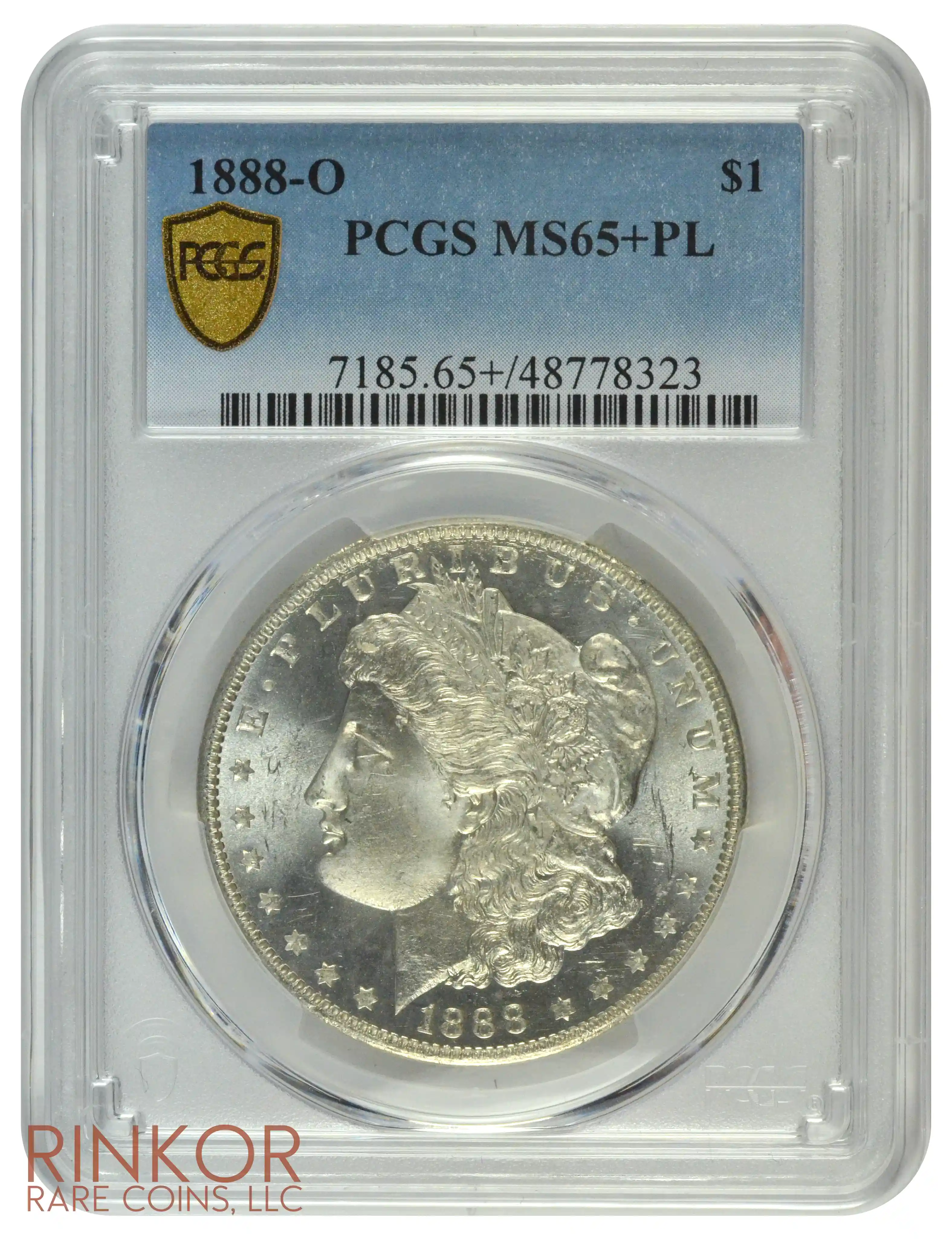 1888-O $1 PCGS MS 65+ PL