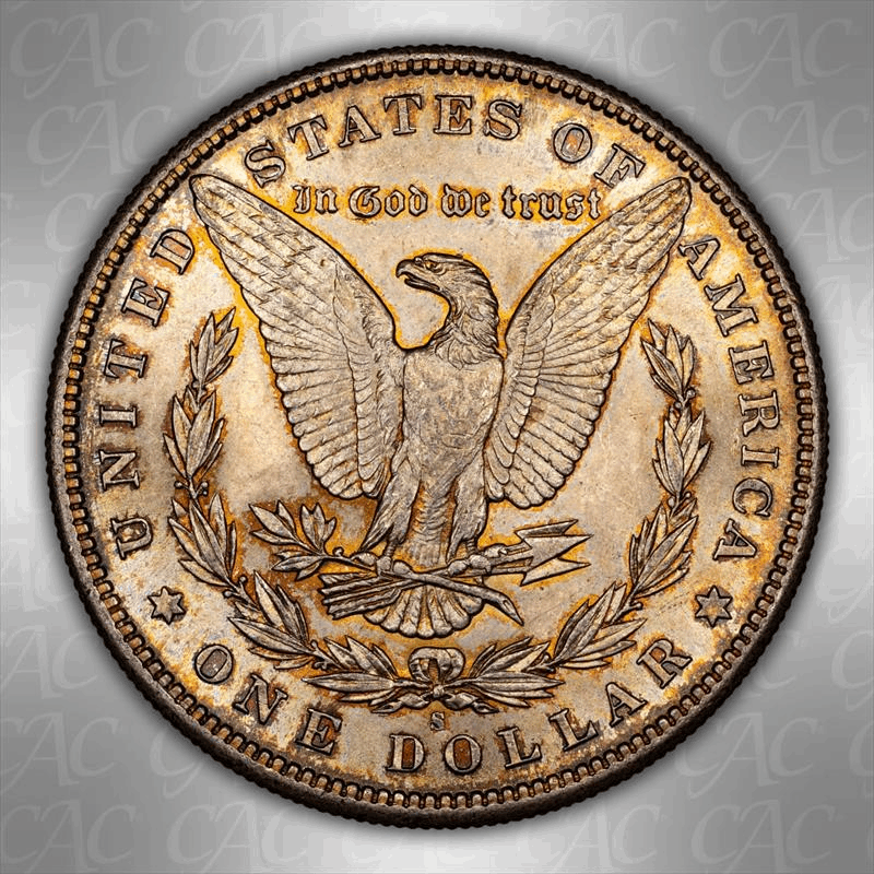 1888-S $1 CACG MS 62