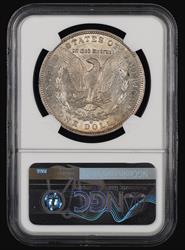1891 O $1 NGC AU55 AU55
