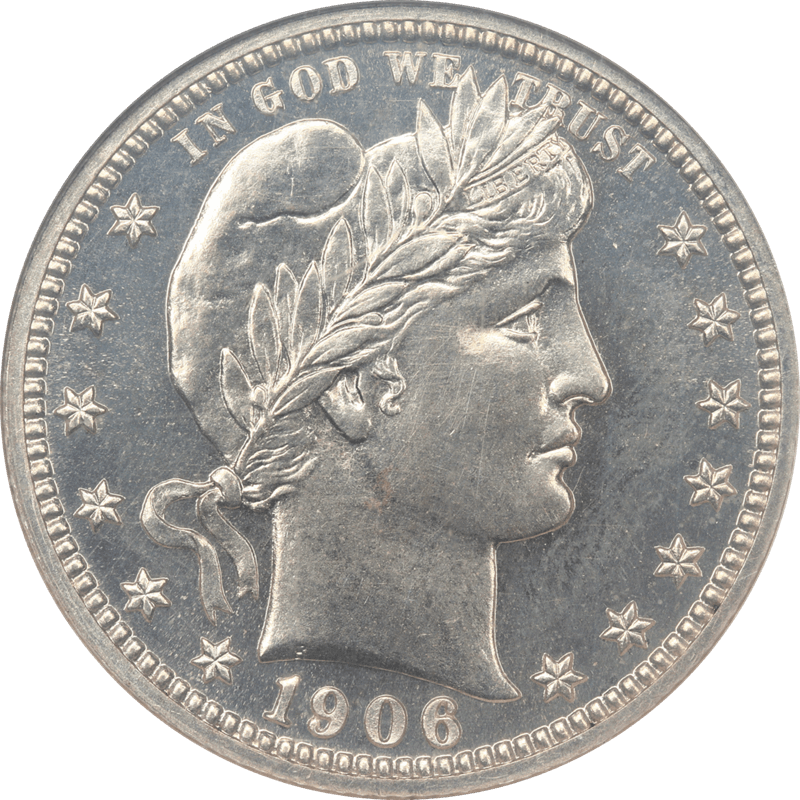 1906 Barber Quarter 25c NGC PR 66 - Lovely Coin