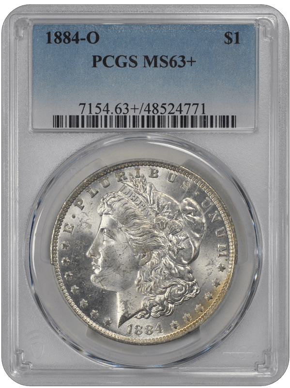 1884-O Morgan PCGS MS 63+