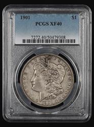 1901 $1 PCGS XF40