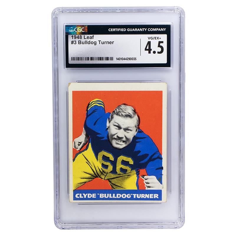 1948 Leaf Bulldog Turner #3 CGC VG/EX+ 4.5 