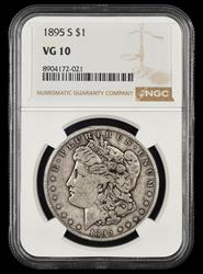 1895 S $1 NGC VG10