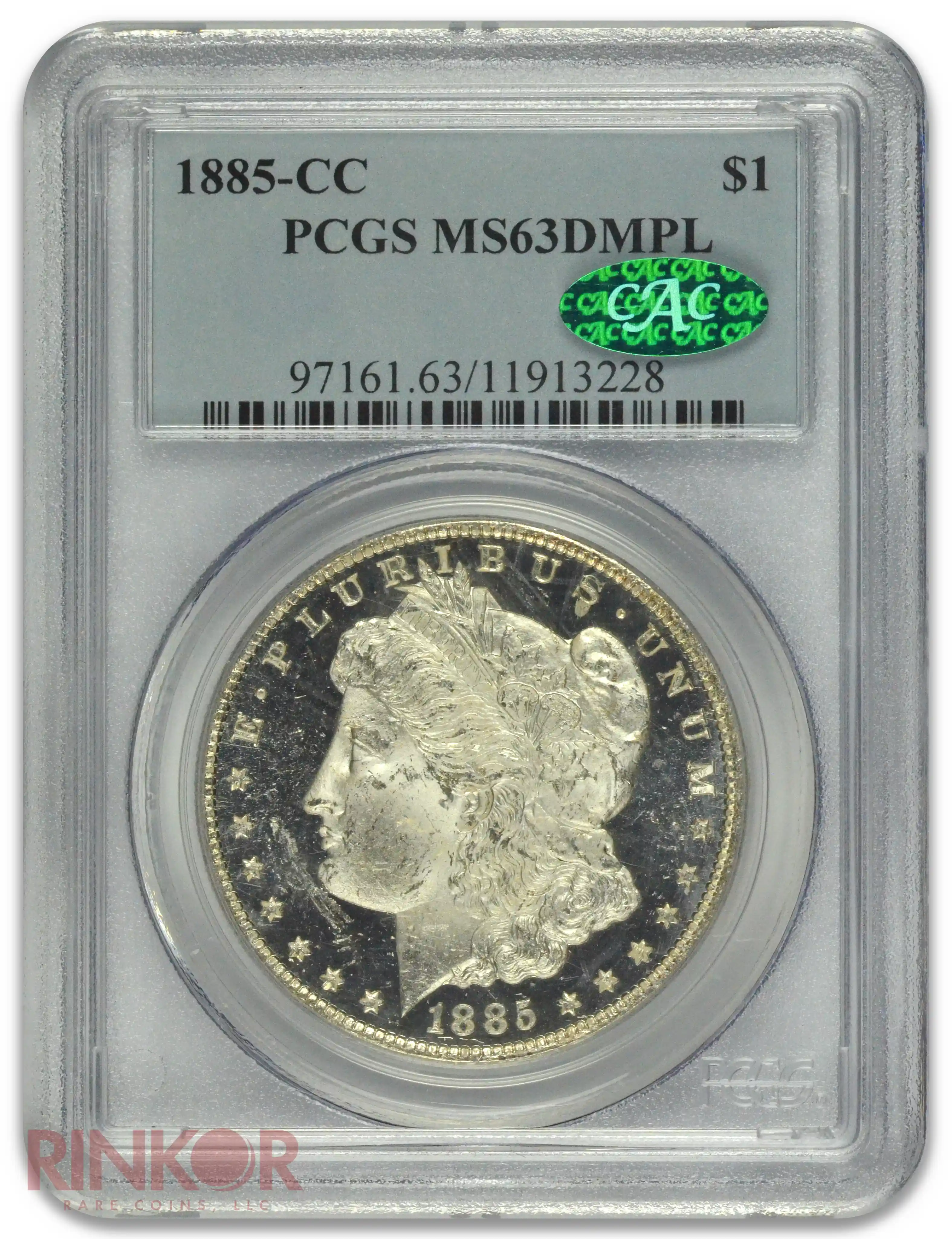 1885-CC $1 Morgan Dollar PCGS