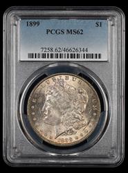 1899 $1 PCGS MS62 MS62