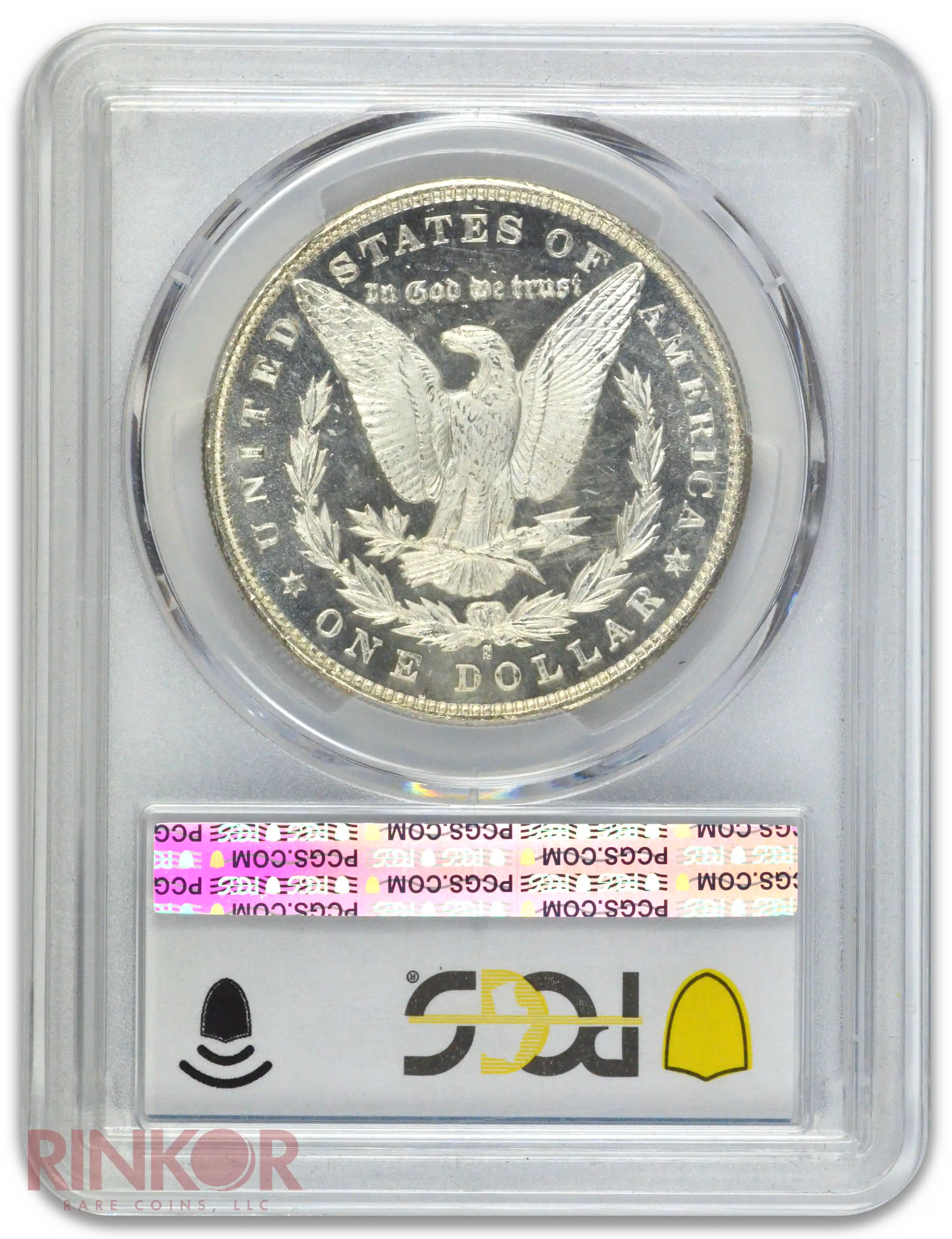 1880/9-S $1 Morgan Dollar PCGS Reverse