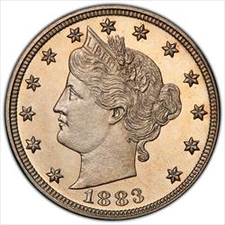 1883 No Cents 5C PCGS PR 66 CAC