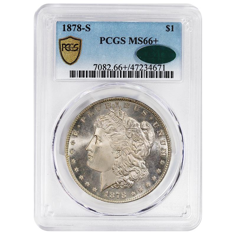 1878-S $1 PCGS MS 66 +