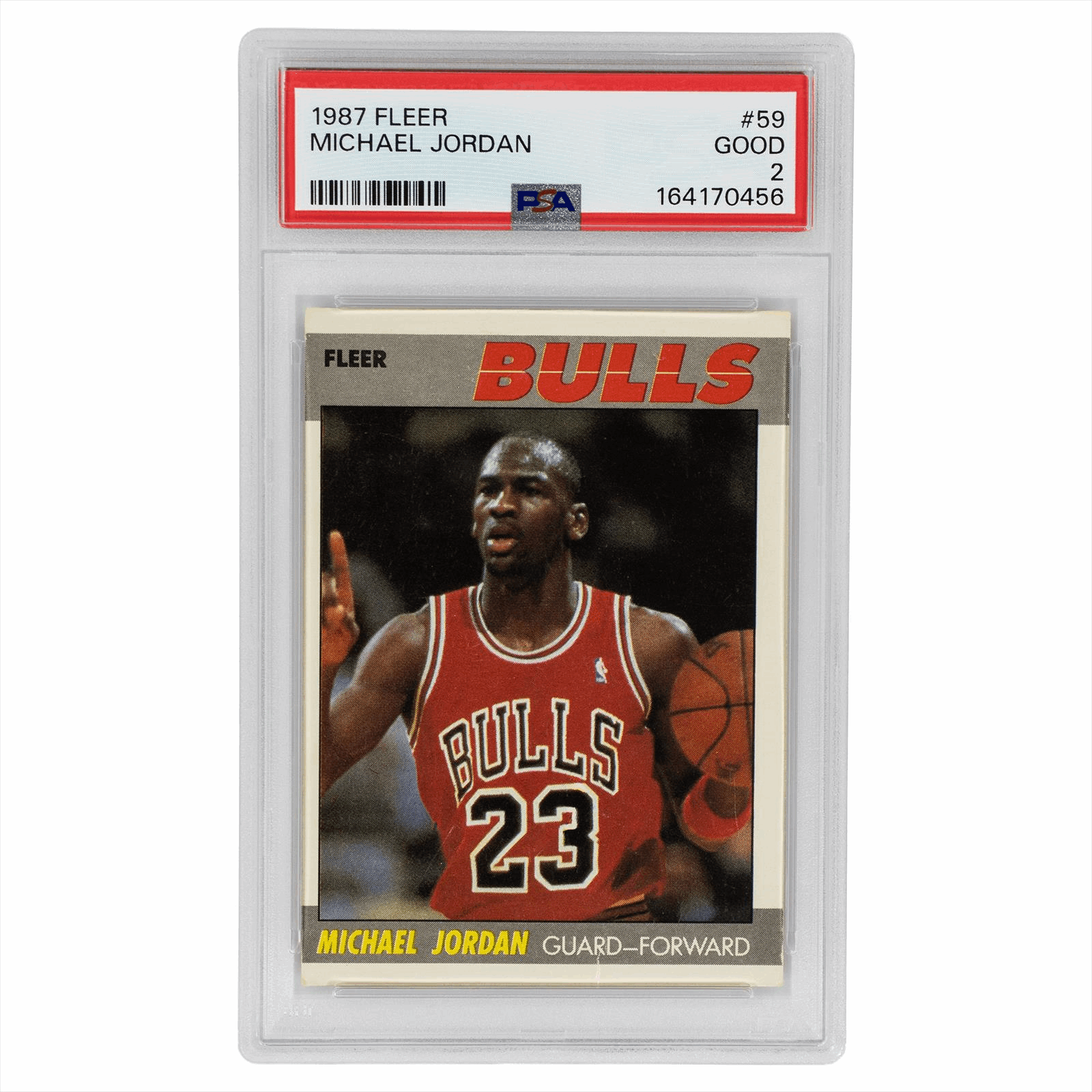 1987 Fleer Michael Jordan #59 PSA GOOD 2