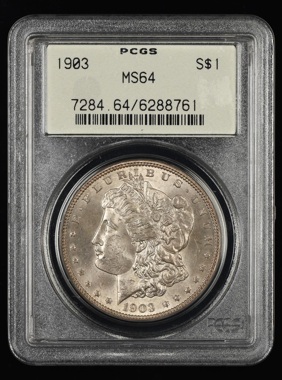 1903 $1 PCGS MS 64