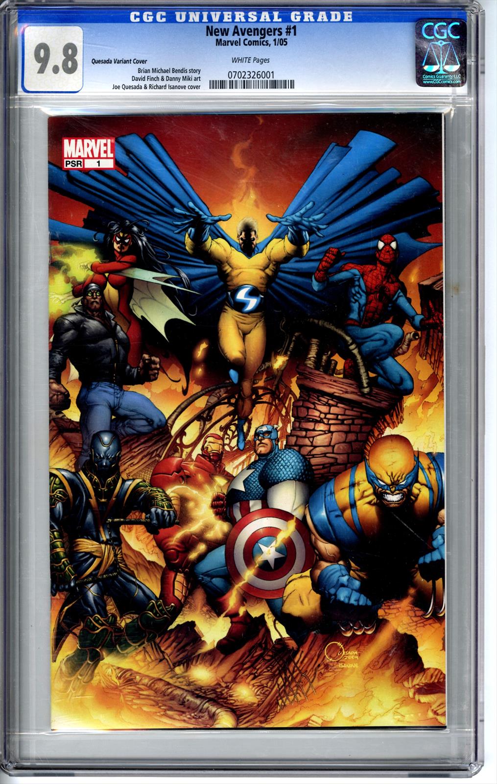 New Avengers #1 CGC 9.8 9.8
