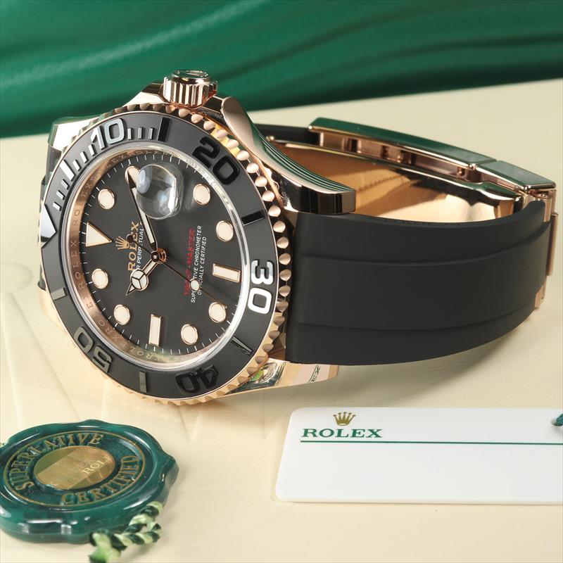 Buy MENS WATCHES-Rolex 40mm YachtMaster 126655 18K RG with Box, 2020 ...