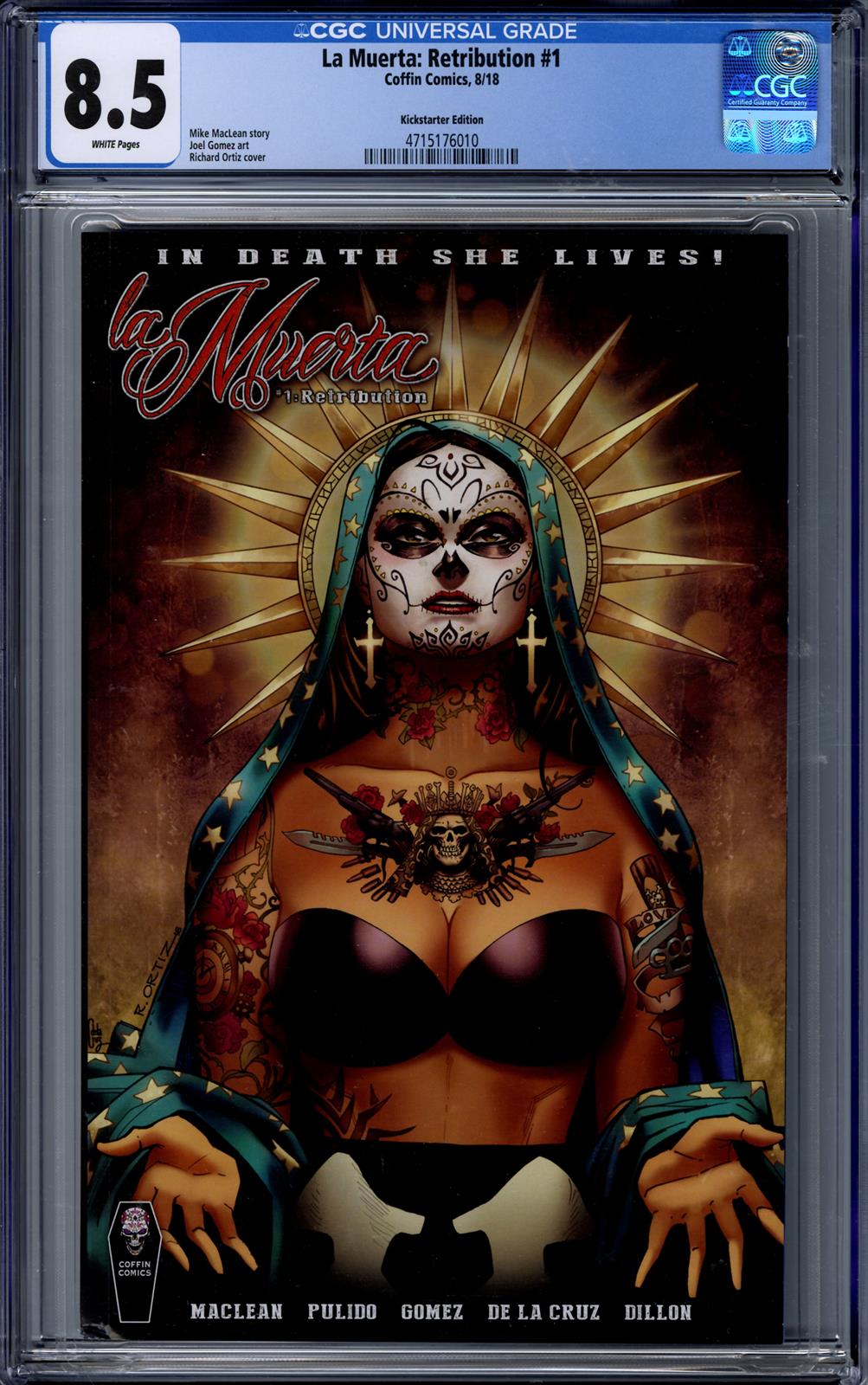 La Muerta: Retribution #1 CGC 8.5 (Coffin, 2018) 