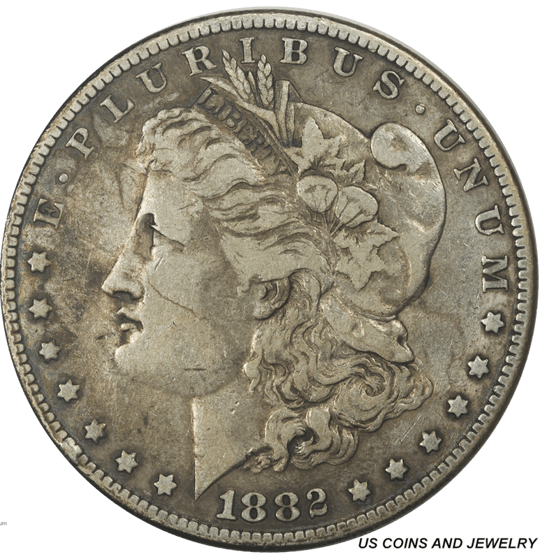 1882 Morgan Silver Dollar $1 VF Very Fine
