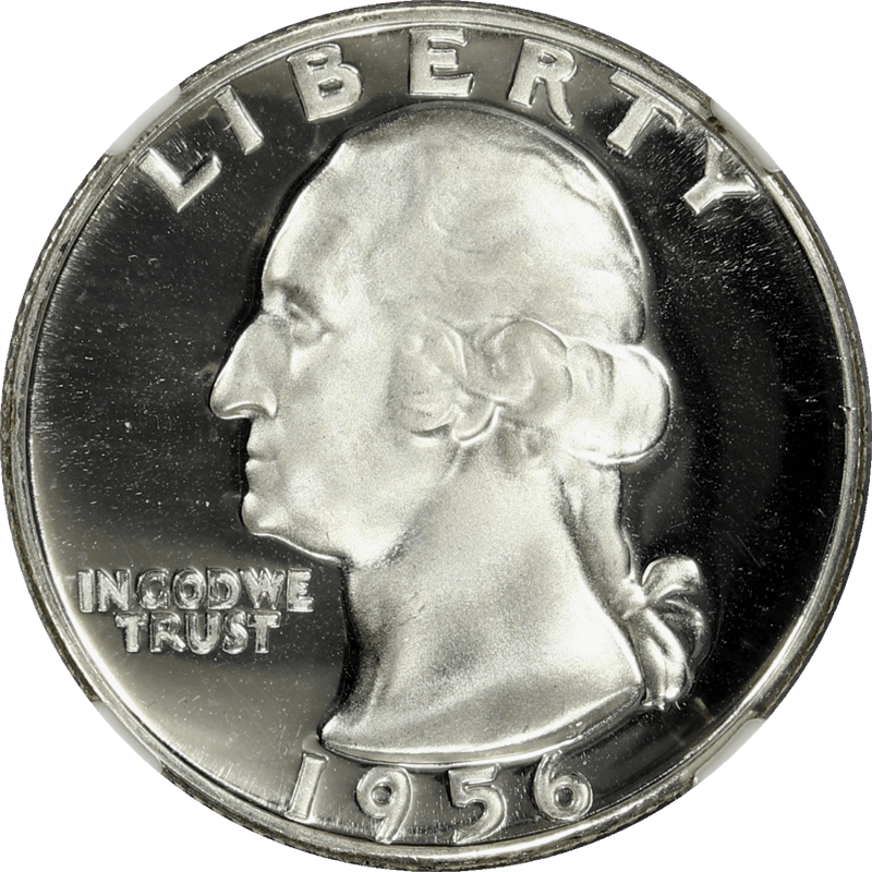 1956 Washington Quarter 25c, NGC PF 69 * - Nice White Coin